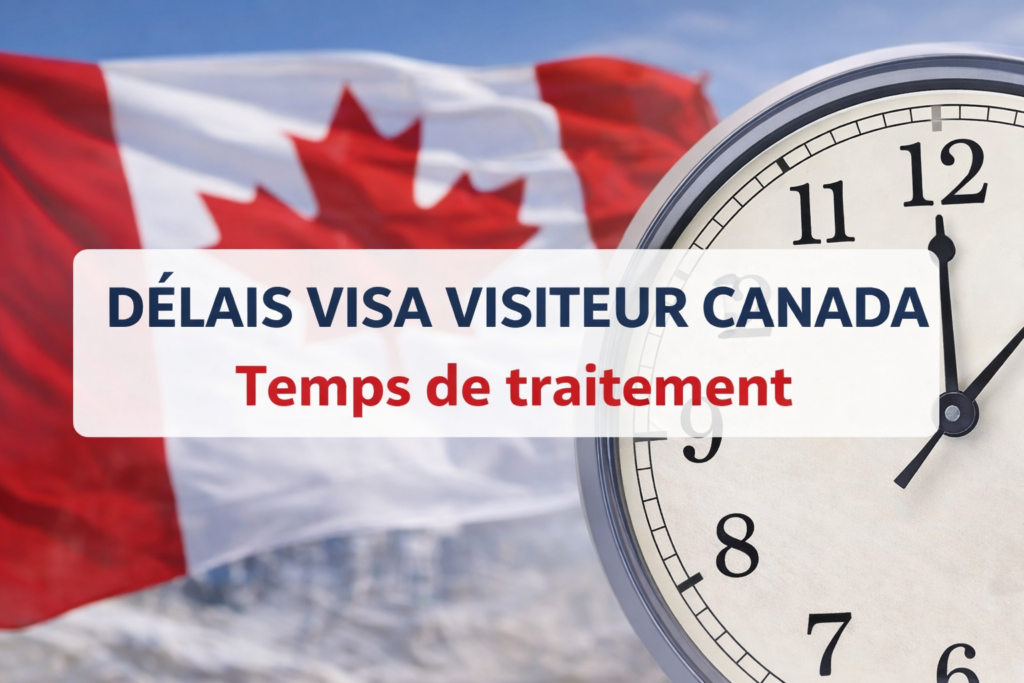 Tiempo de procesamiento de la visa de visitante de Canadá