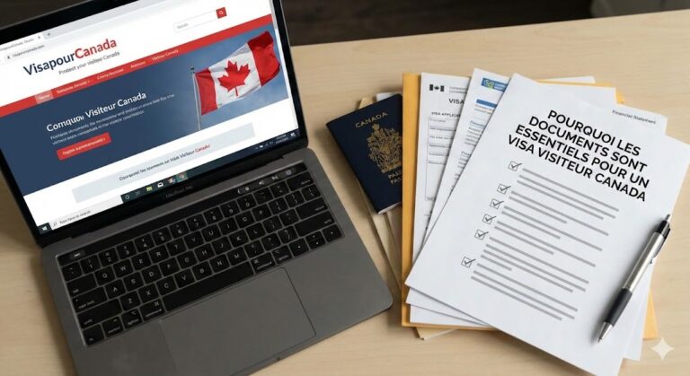 documentos visa visitante Canadá