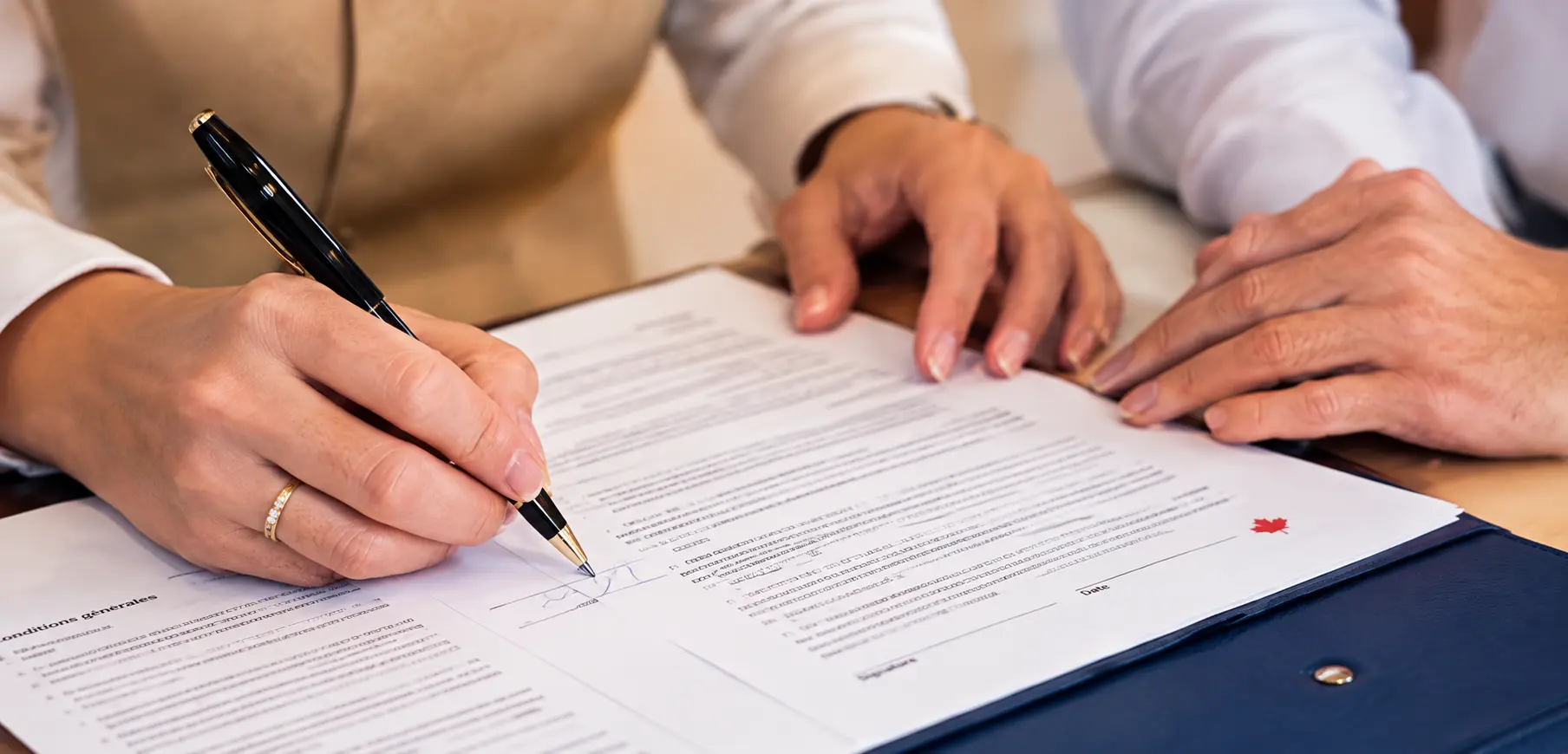 Signature et révision de documents officiels pour les services de traduction et de gestion documentaire